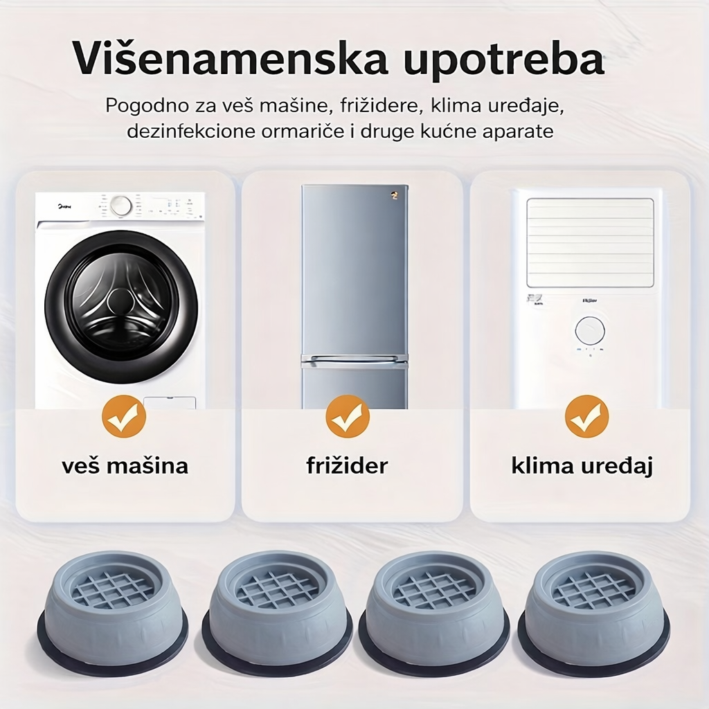 Anti-vibraciono postolje za veš mašinu