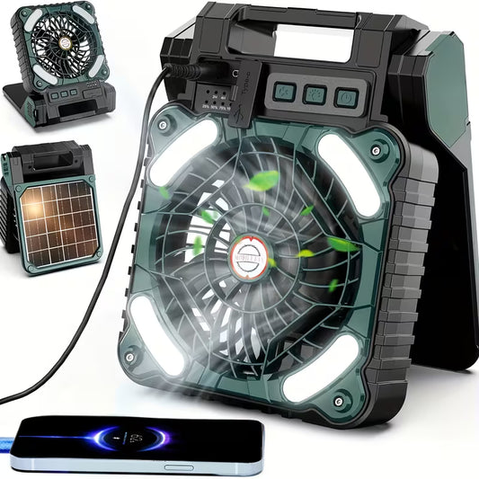 Solarni ventilator 2u1
