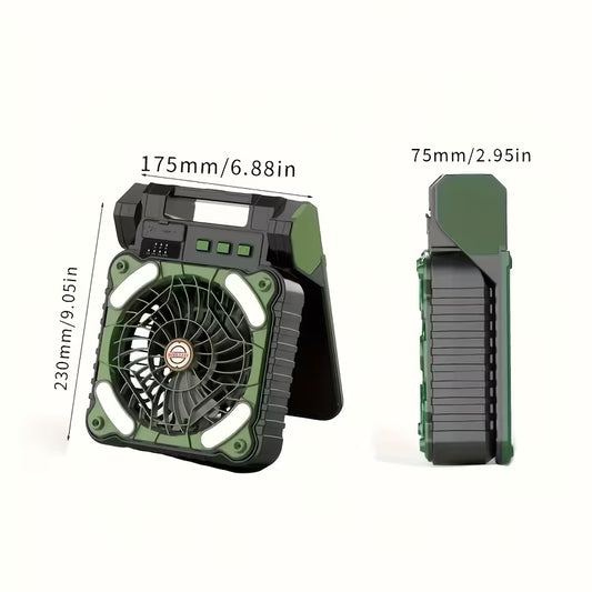 Solarni ventilator 2u1