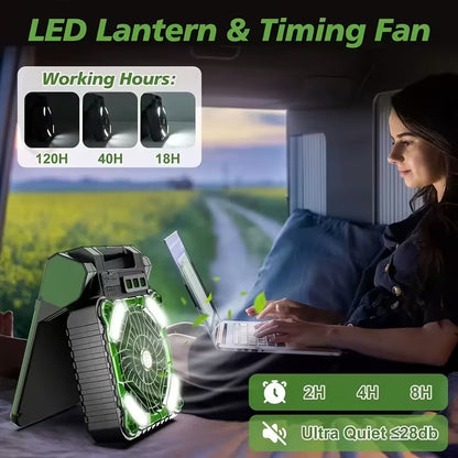 Solarni ventilator 2u1
