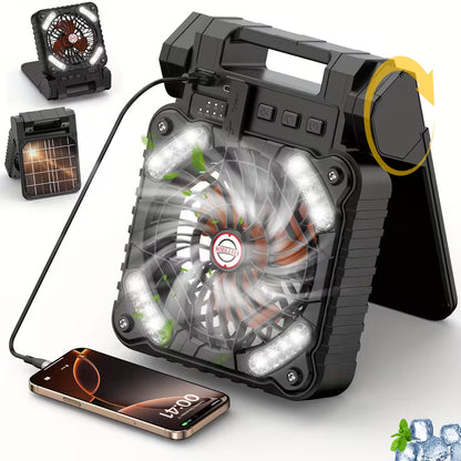 Solarni ventilator 2u1